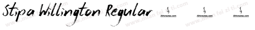 Stipa Willington Regular字体转换
